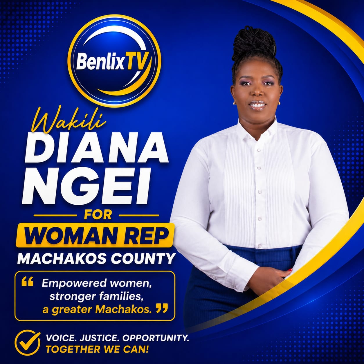 Political Poster Diana Ngei Benlixtv Interview