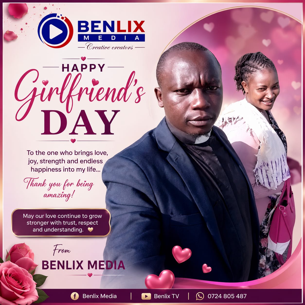 Greeting Poster Girlfriends Day Benlix Media