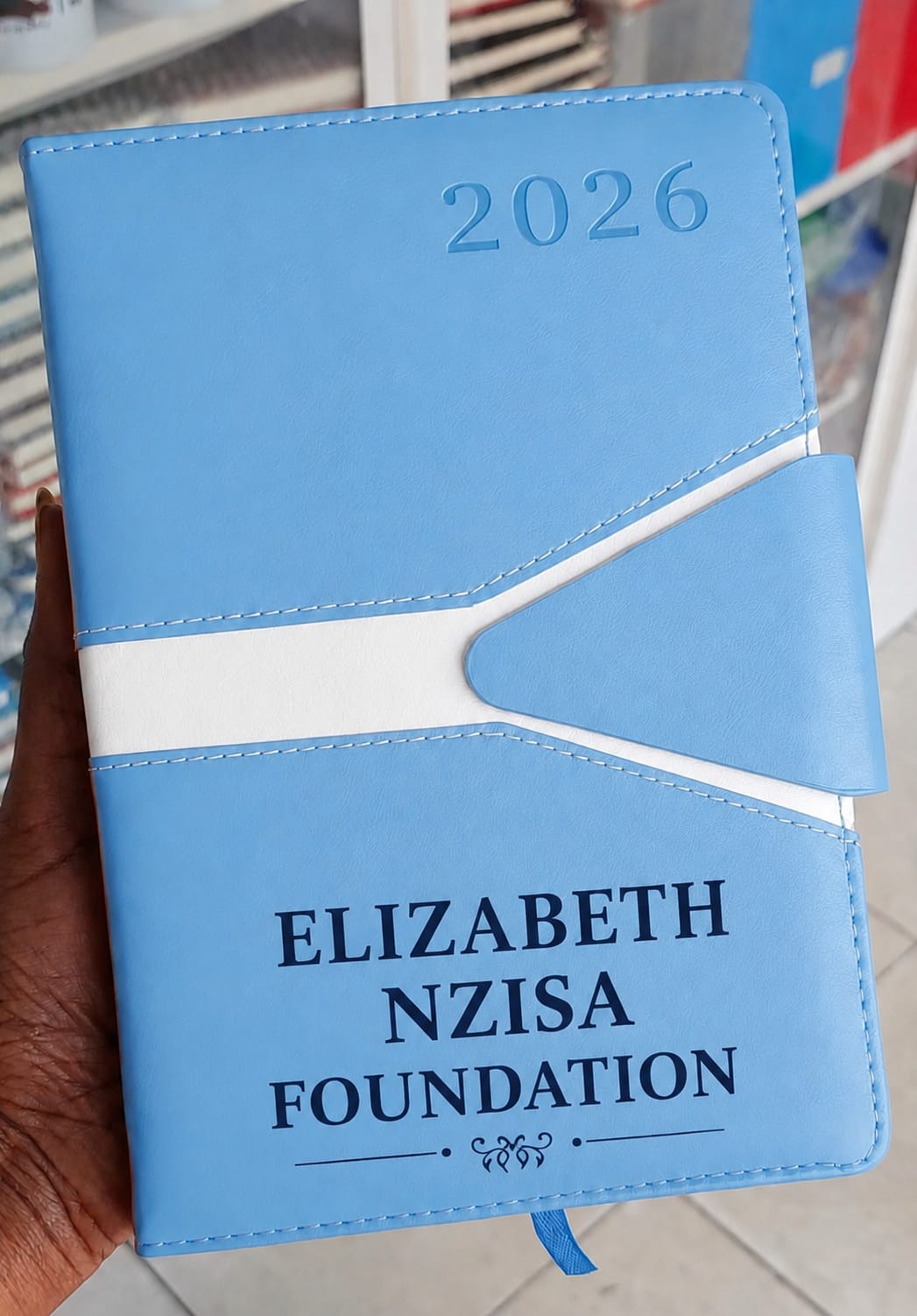 Product Mockup Diary 2026 Elizabeth Nzisa Foundation